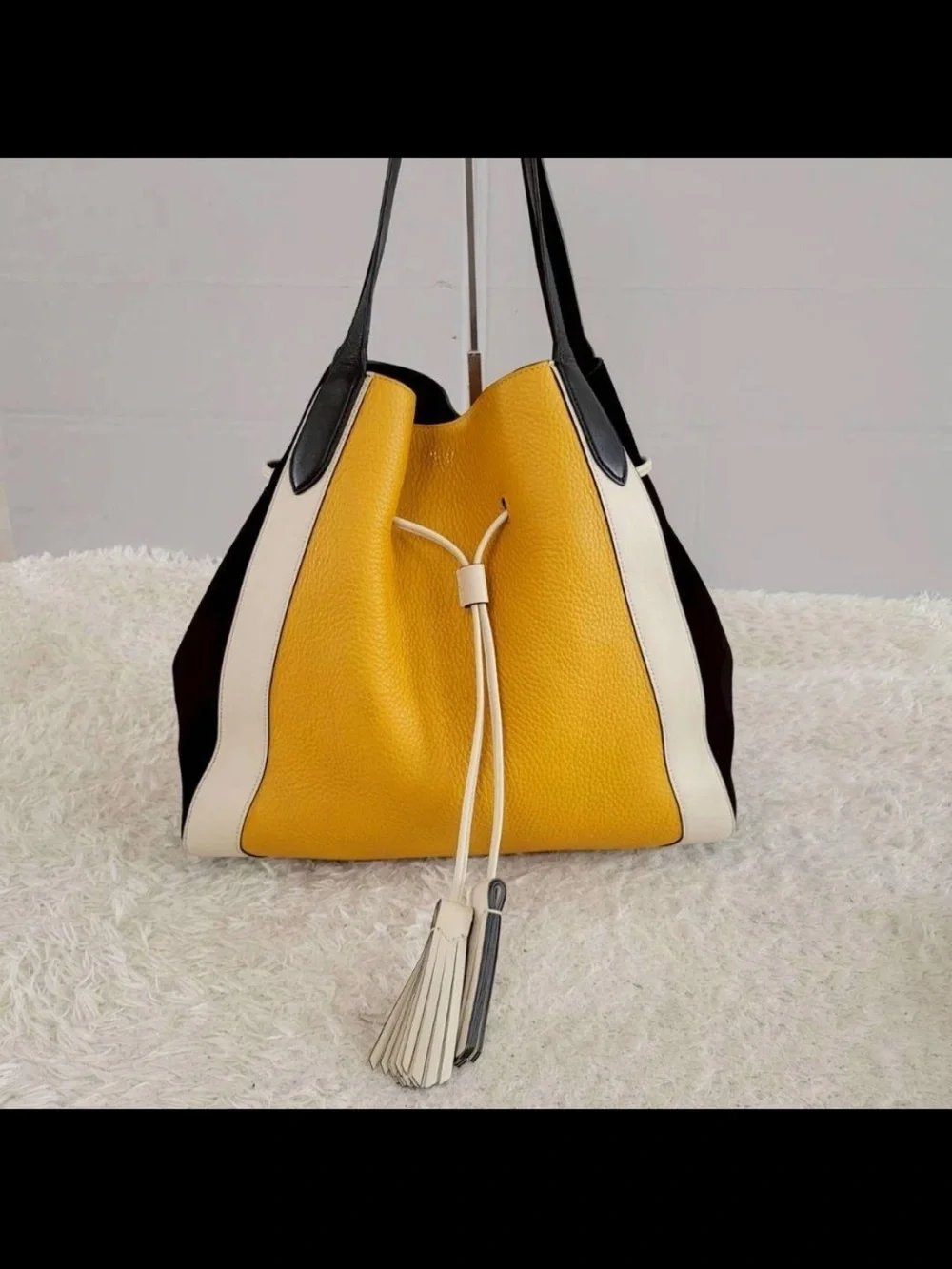 Mulberry drawstring tote